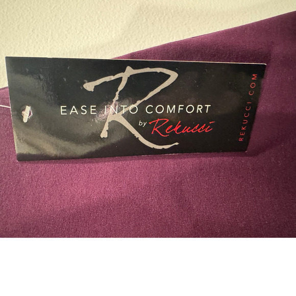 NWT Ease into Comfort by Rekucci Deep Plum Skirt - Size XS - Picture 3 of 6
